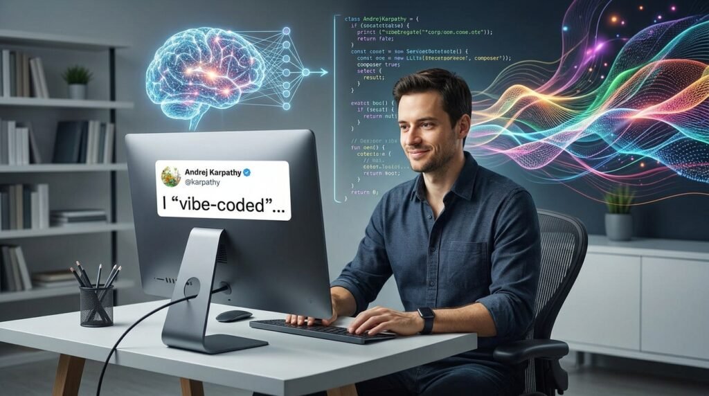 Andrej Karpathy who popularized the term vibe coding in 2025