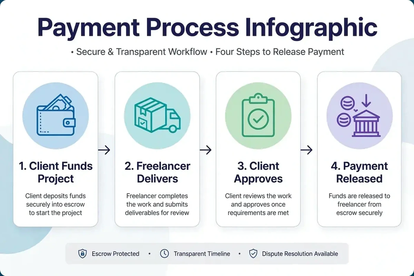 How freelancers get paid through project milestones and payment platforms