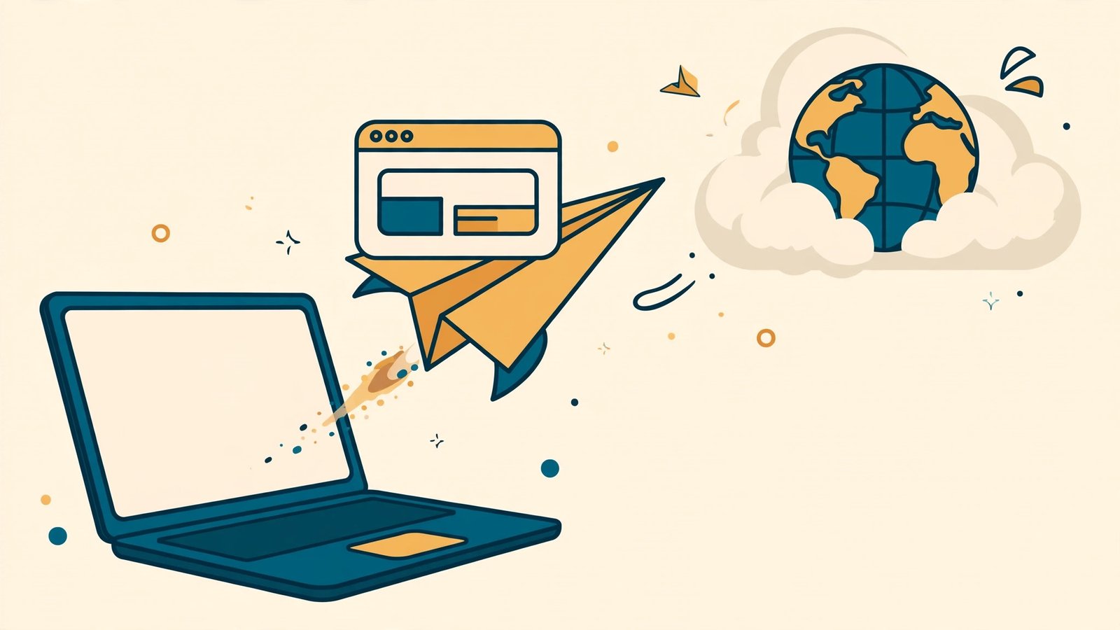 Publishing a website built with AI free: launching the site live on the internet