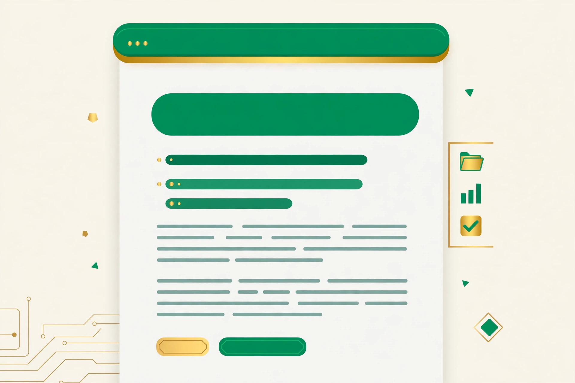 On-page SEO heading structure with one main heading and organized subheadings